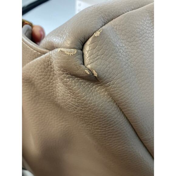 FAWN EXTRA GRAY PU LEATHER SHOULDER TOTE / BACKPACK ASIS - Picture 14 of 16